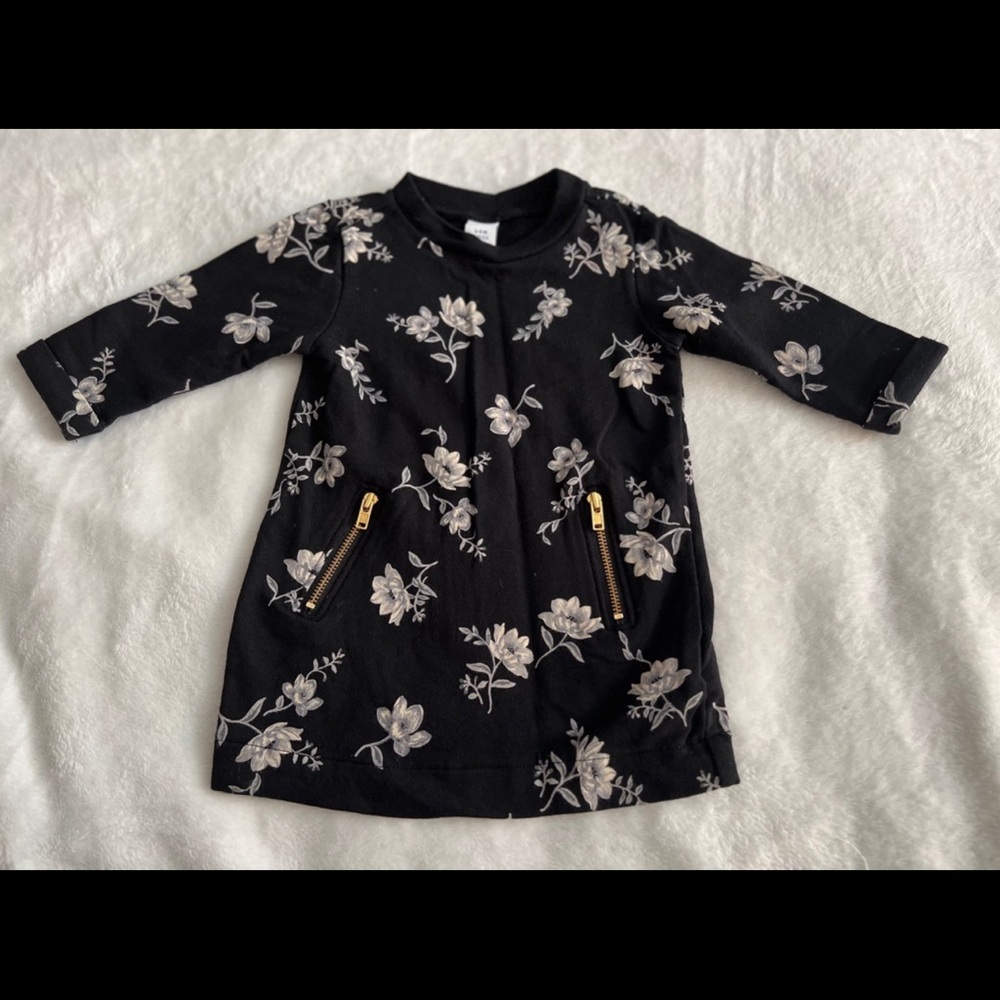 NWOT Floral Baby Dress Size 3-6 Months